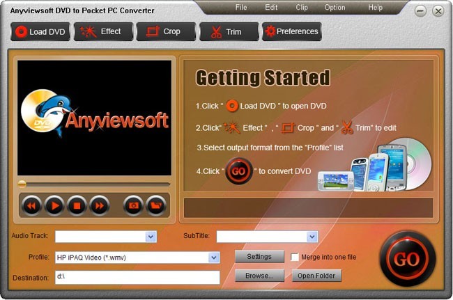 Anyviewsoft DVD to Pocket PC Converter