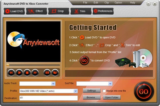 Anyviewsoft DVD to Xbox Converter