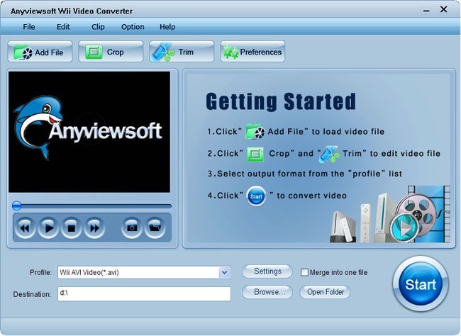 Anyviewsoft Wii Video Converter