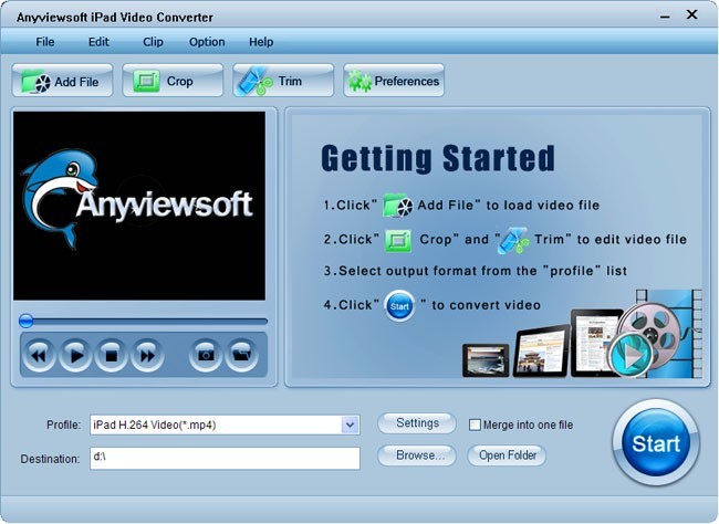 Anyviewsoft iPad Video Converter