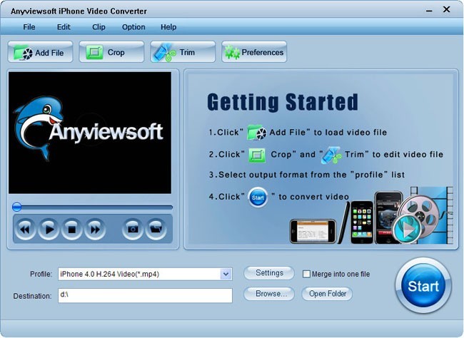Anyviewsoft iPhone Video Converter