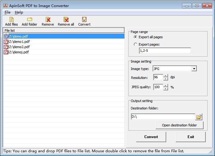 ApinSoft PDF to Image Converter
