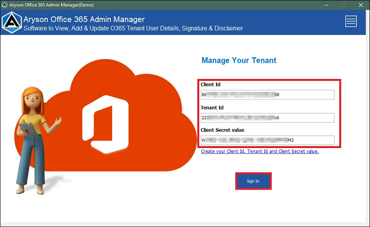 Aryson Office 365 Admin Manager