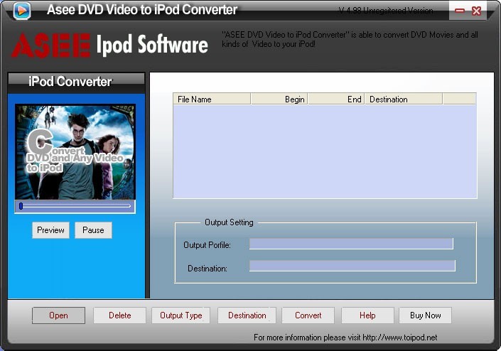 ASEE DVD Video to Mac iPod Converter