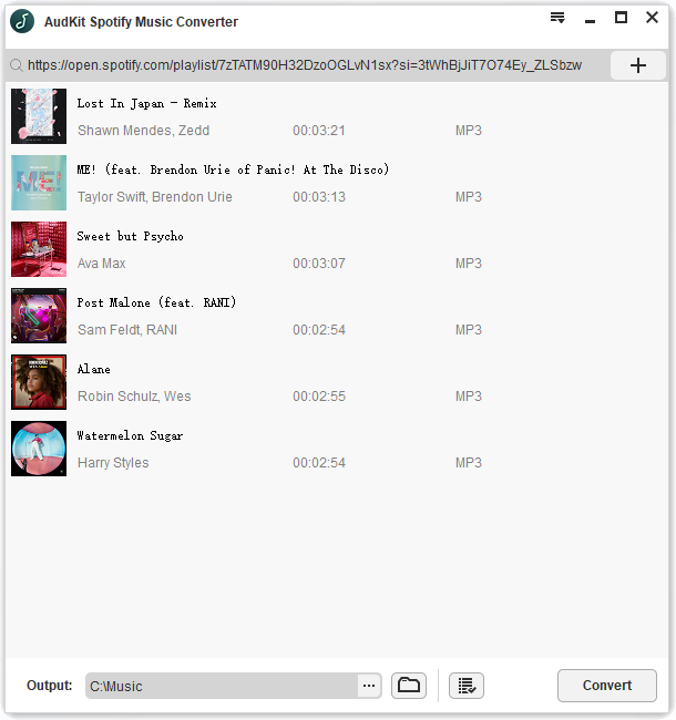 AudKit Spotify Music Converter for Windows