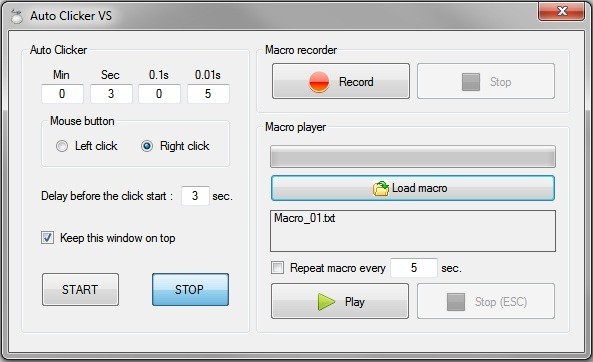 mac auto clicker easy to use