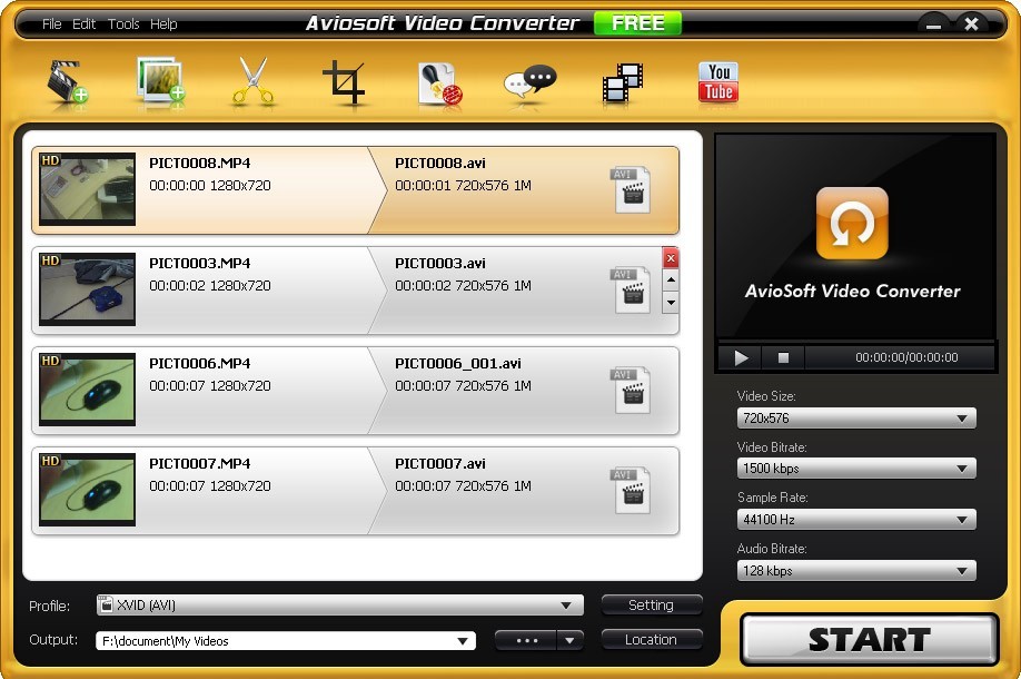 Aviosoft Video Converter Free