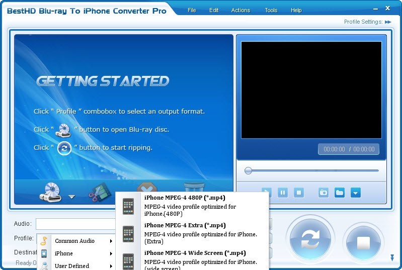 Blue-ray To iPhone Converter
