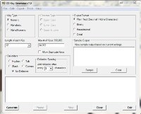 CD Key Generator Main Window - Jedisware, LLC - Generate random alpha ...