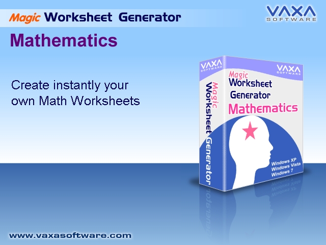 CMZ2 Worksheet Generator for Math