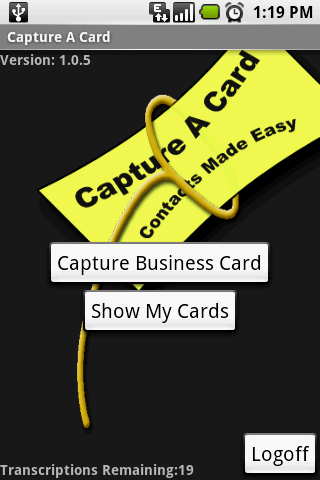 Capture A Card