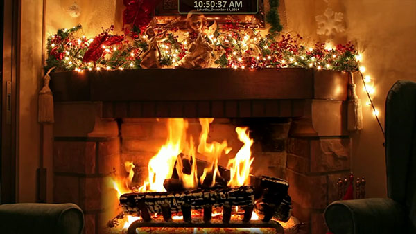 Christmas Fireplace ScreenSaver