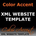 Color Accent Website Template