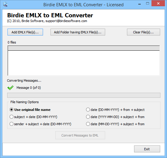 Convert EMLX to EML