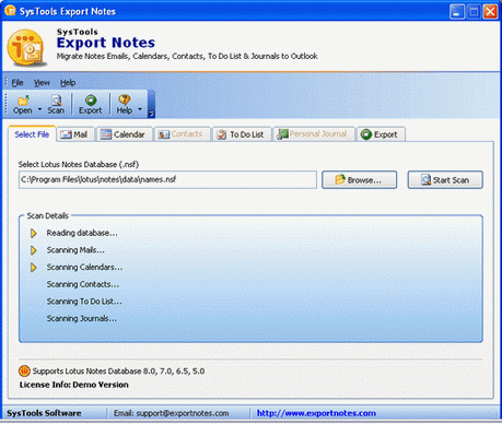 Convert Notes Database to Outlook
