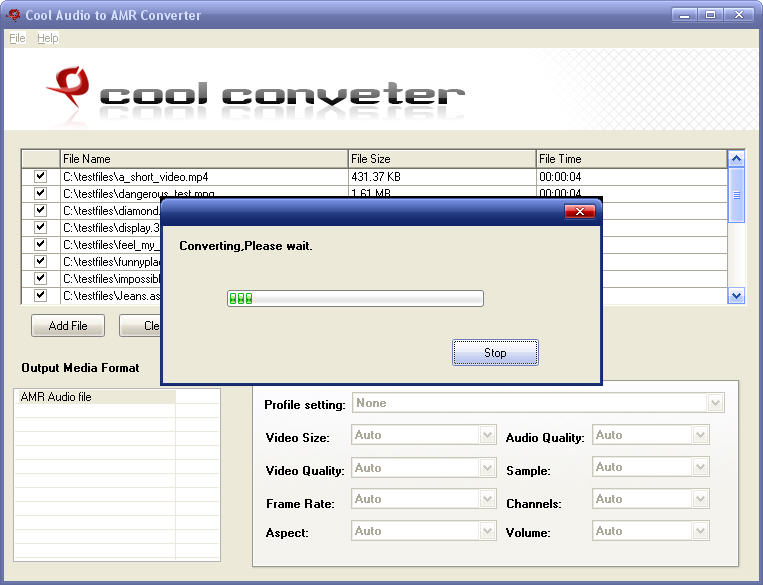 Cool Audio to AMR Converter