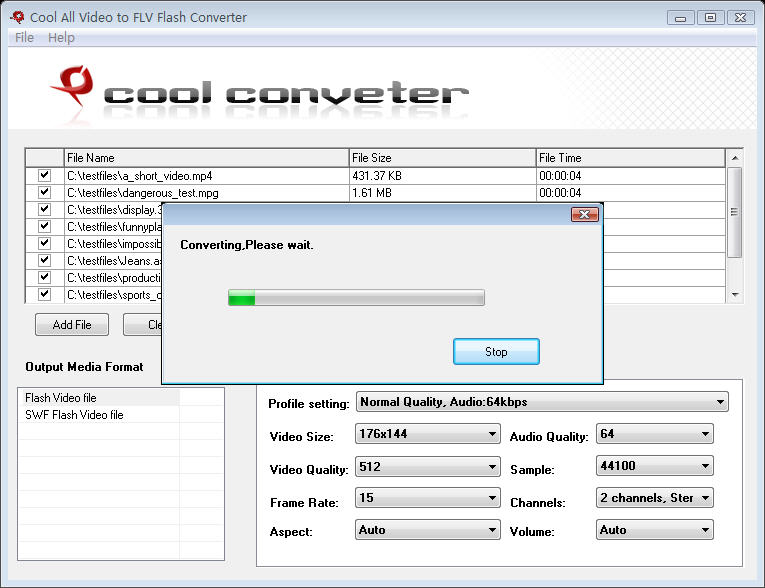 Cool Free All Video to FLV Converter