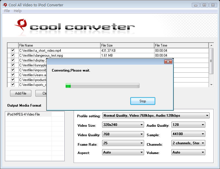 Cool Free All Video to iPod Converter