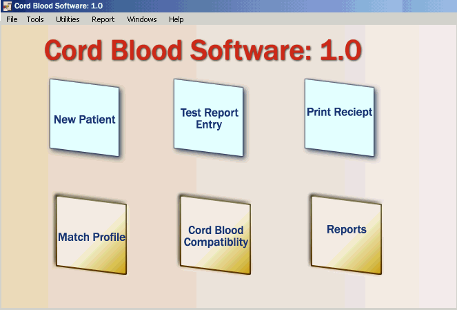 Cord Blood Software
