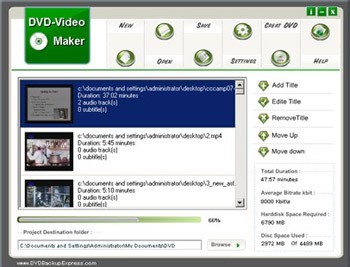 DE DVD-Video Maker