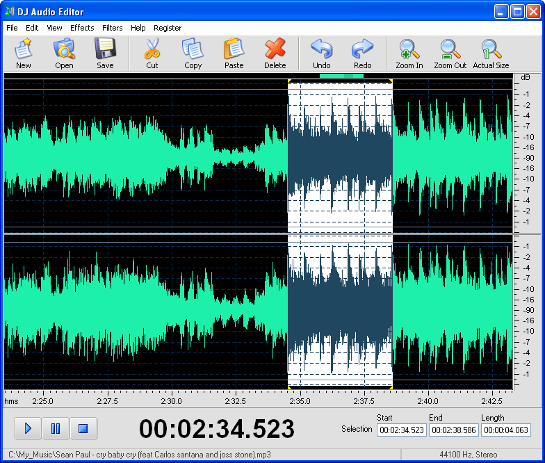 mp3 audio editor software keys