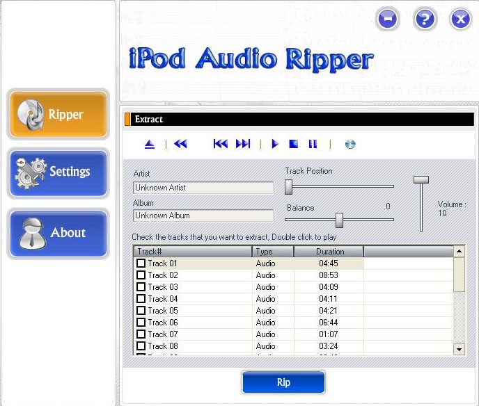 DU iPod Audio Ripper