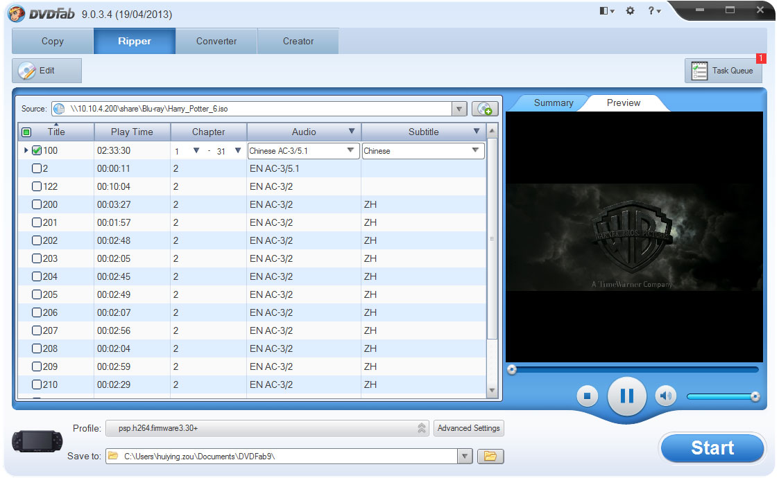 DVDFab Blu-ray Ripper (3D Plus) for Mac