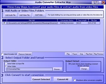DX Audio Converter Extractor Max