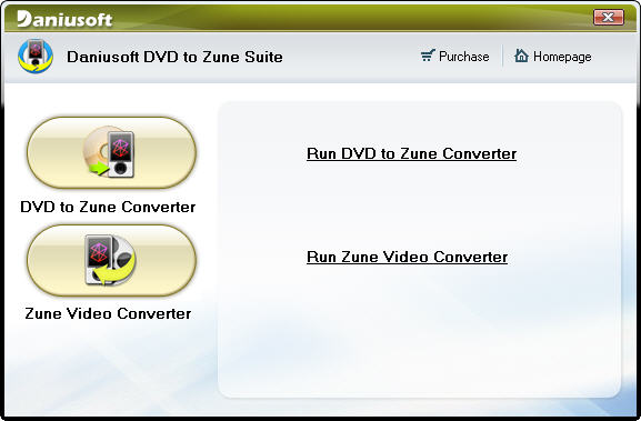 Daniusoft DVD to Zune Suite