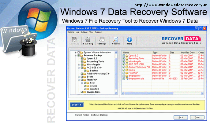 Data Recovery Software for Windows 7