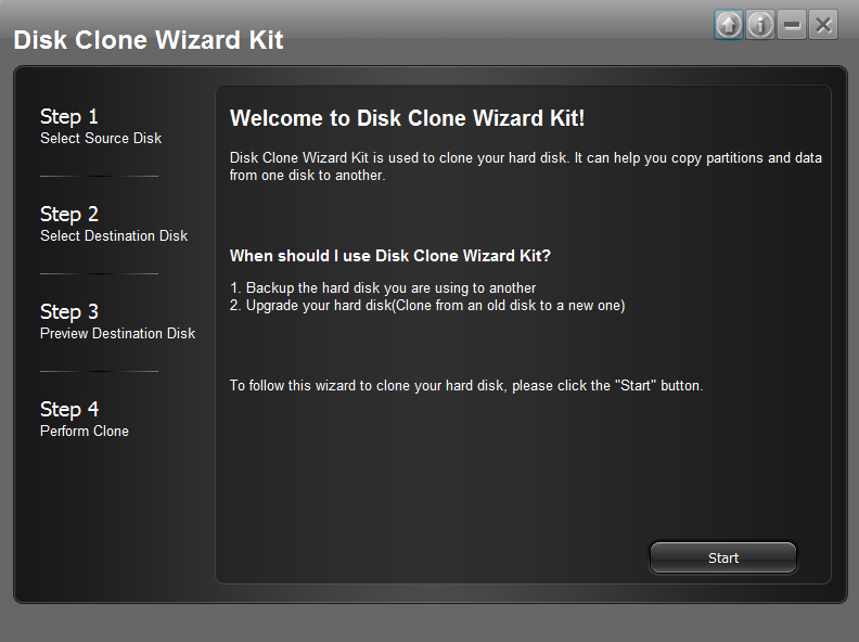 Disk Clone Wizard Kit