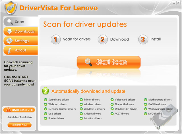 DriverVista For Lenovo