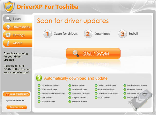 DriverXP For Toshiba