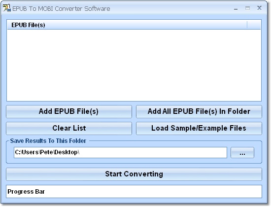 EPUB To MOBI Converter Software