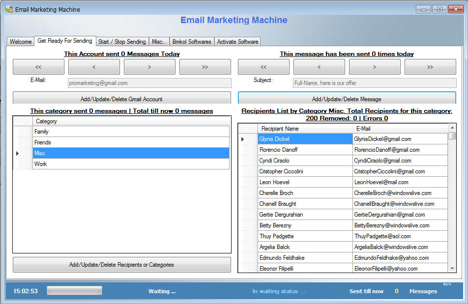 E.M.M Email Marketing Machine