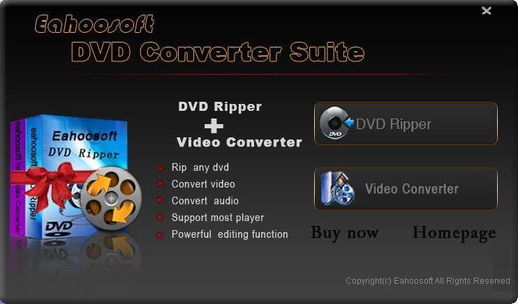 Eahoosoft DVD Converter Suite