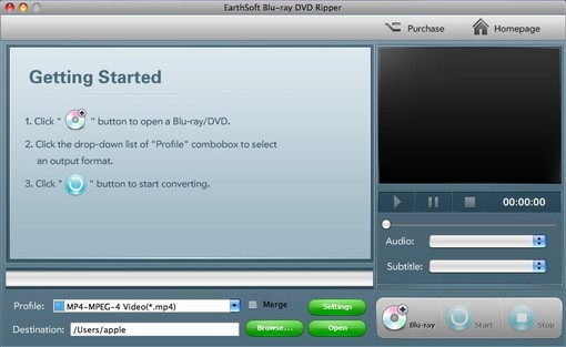 EarthSoft Blu-ray DVD Ripper for Mac