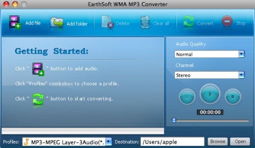 EarthSoft WMA MP3 Converter for Mac