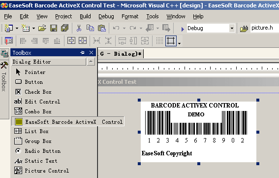 EaseSoft-Barcode Barcode DLL