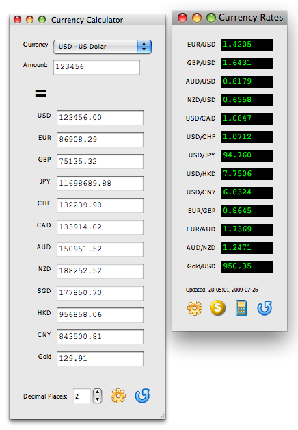 Easy Currencies for Mac