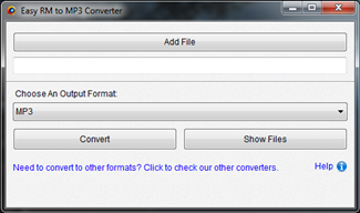 Easy RM to MP3 Converter
