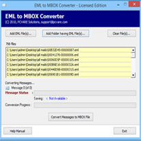 Email Converter EML to MBOX Tool