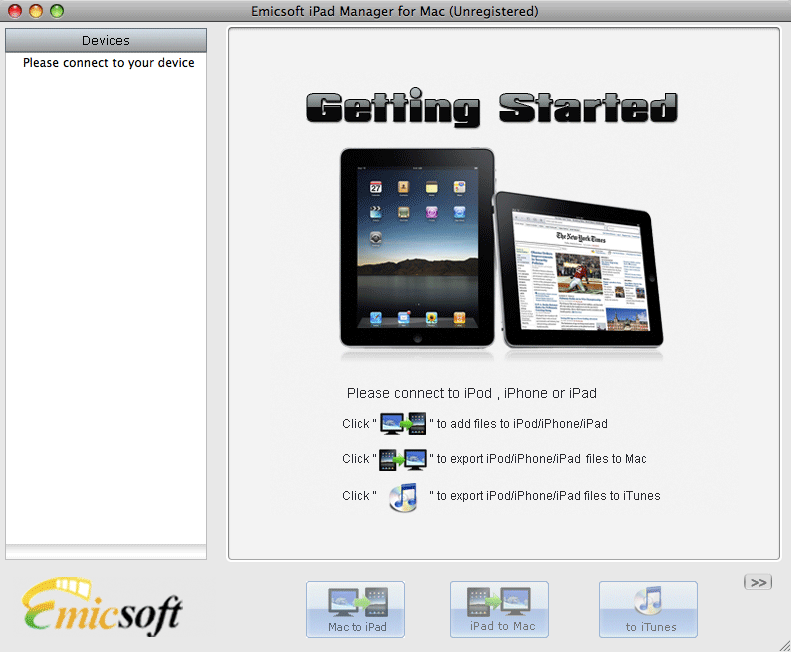Emicsoft iPad Manager for Mac