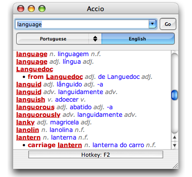 English Dictionary by Accio for Mac