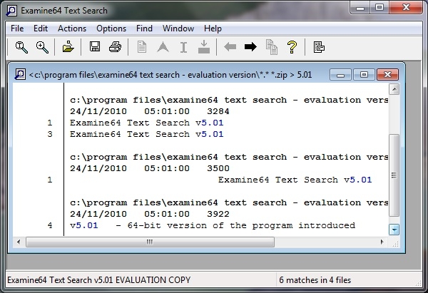 Examine64 Text Search