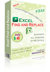 Excel Find and Replace