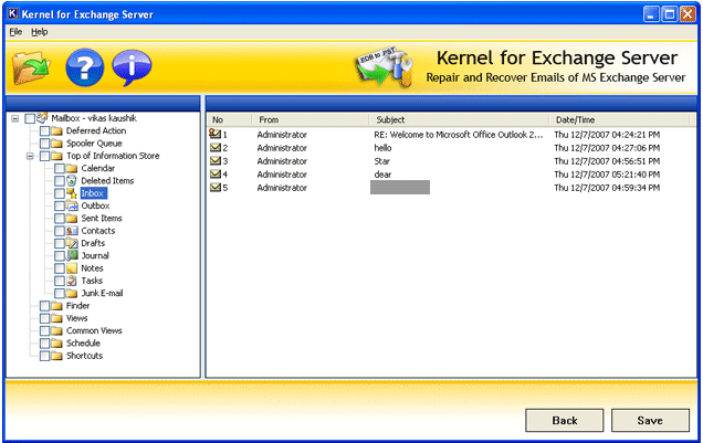 Exchange 2003 Recovery