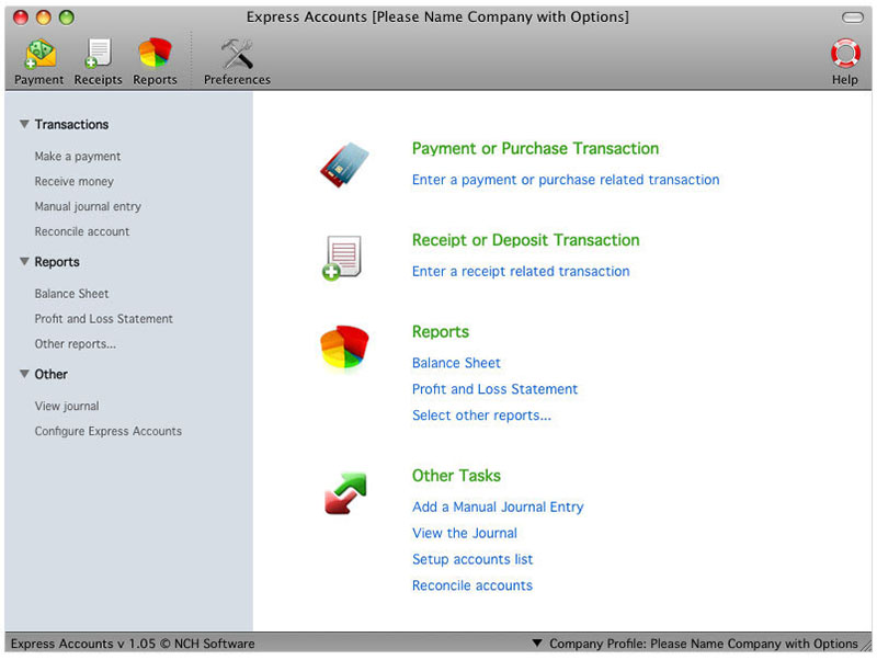 Express Accounts Plus for Mac