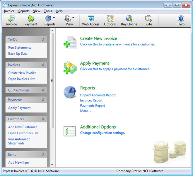 Express Invoice Plus Edition for Windows