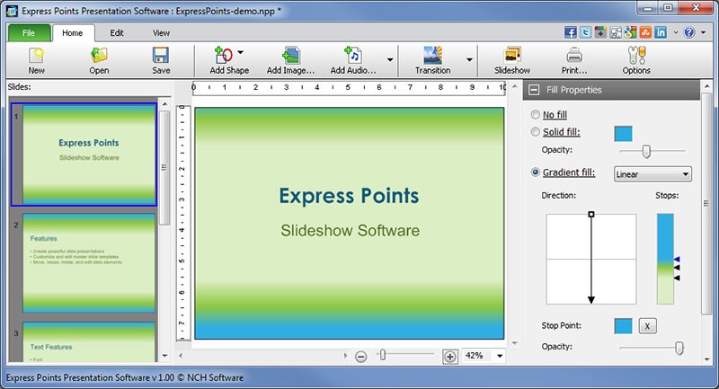 presentation graphics software is typically used to prepare a